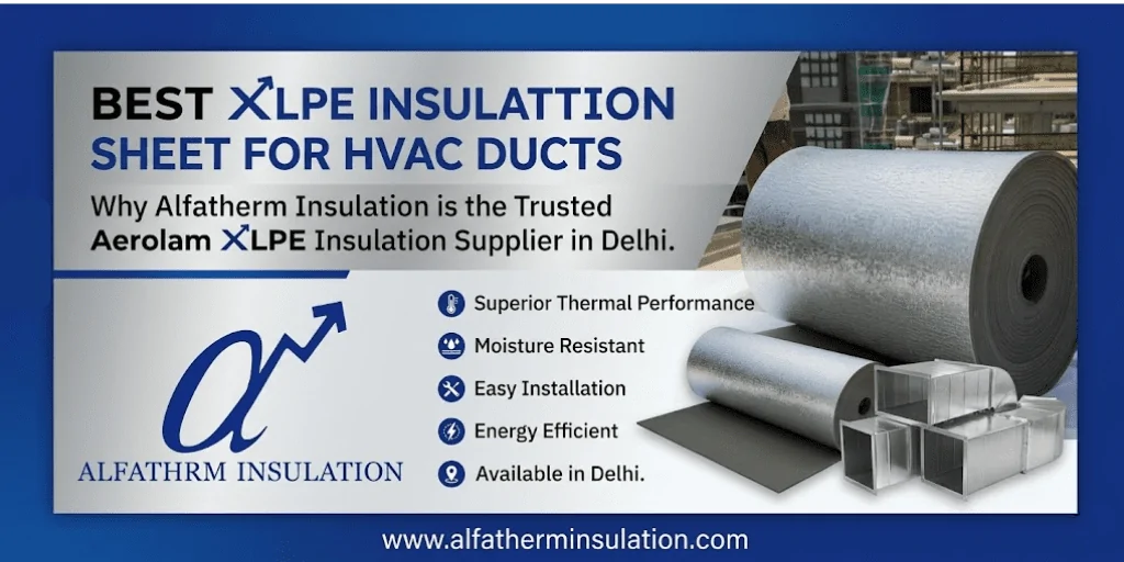 XLPE insulation sheet for HVAC ducts